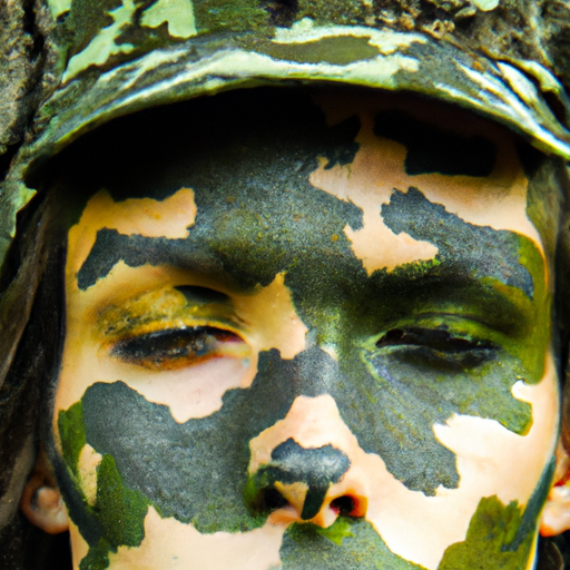 Camouflage Face Paint