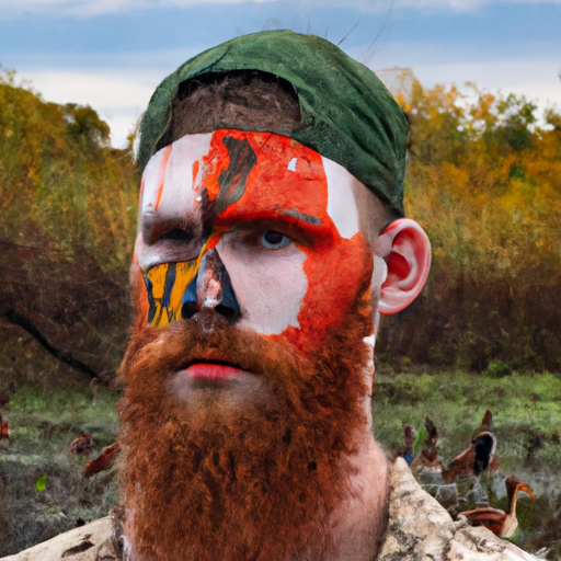 Duck Hunting Face Paint