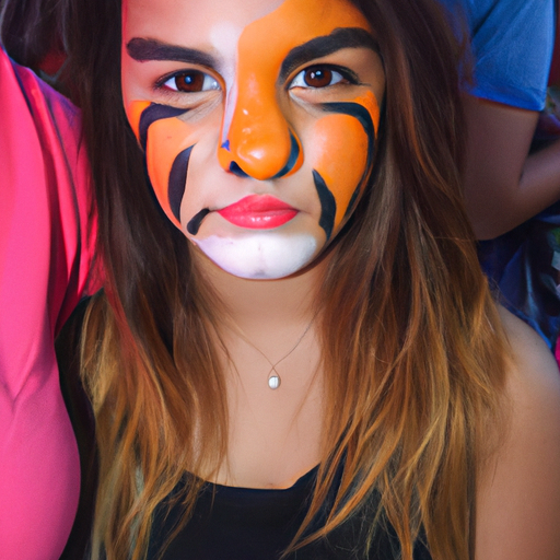 Easy Face Paint Tiger