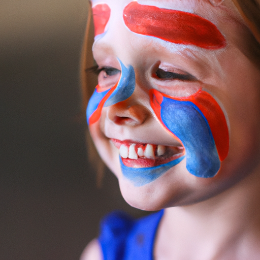 Fourth Of July Face Paint