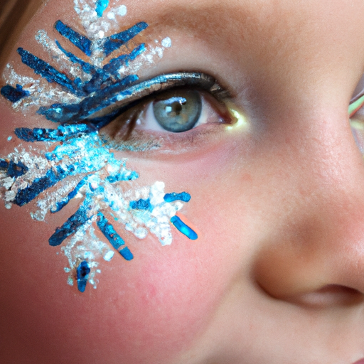 Snowflake Face Painting