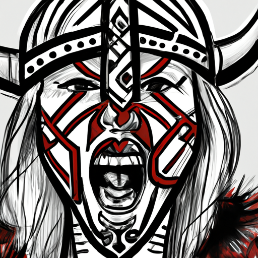 Viking Face Paint